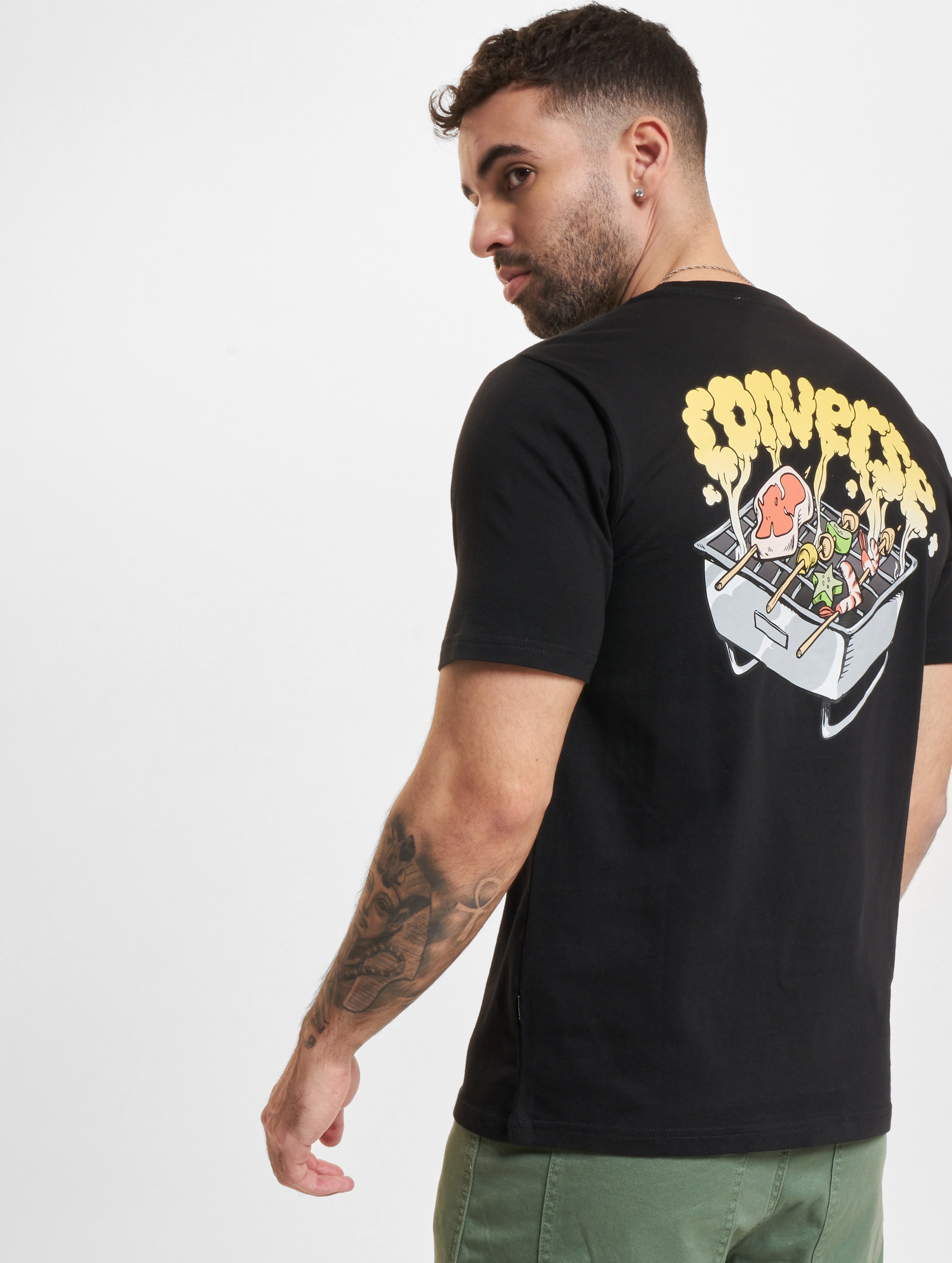 Converse Summer Cookout T-Shirt Männer,Unisex op kleur zwart, Maat S
