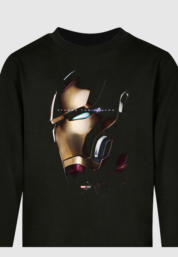 Kids Avengers Endgame - Avenge The Fallen Iron Man Longsleeve-2
