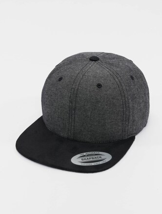 Flexfit Chambray Suede Snapback Cap