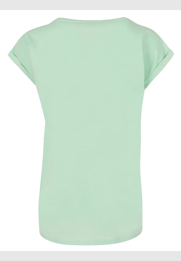 Ladies Flamingo Extended Shoulder Tee-3