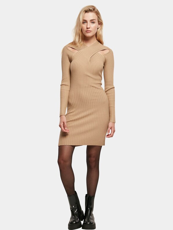 Ladies Crossed Rib Knit -3