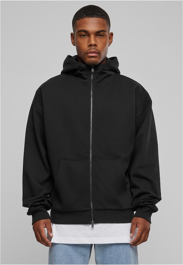 High Neck Zip Hoody-0