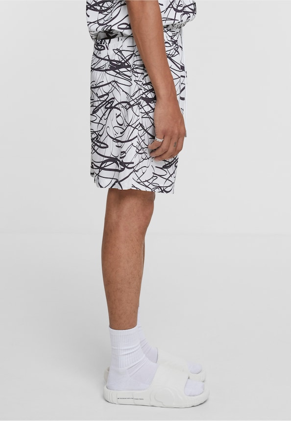 Viscose AOP Resort Shorts-3