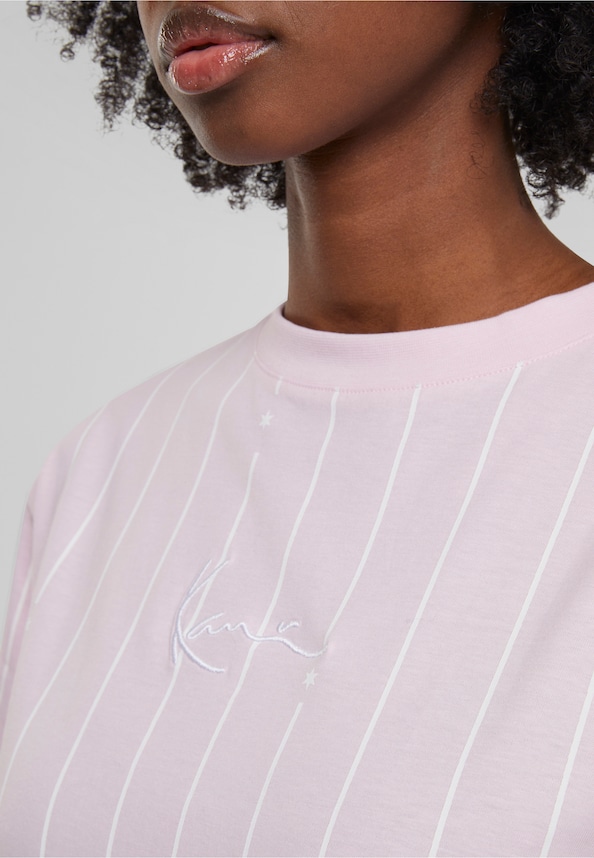 Signature Pinstripe Os T-Shirt-3