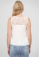 Cloud5ive Damen Chiffon Top mit Spitzendetails-1