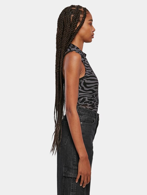 Ladies Sleeveless Mesh Body-3