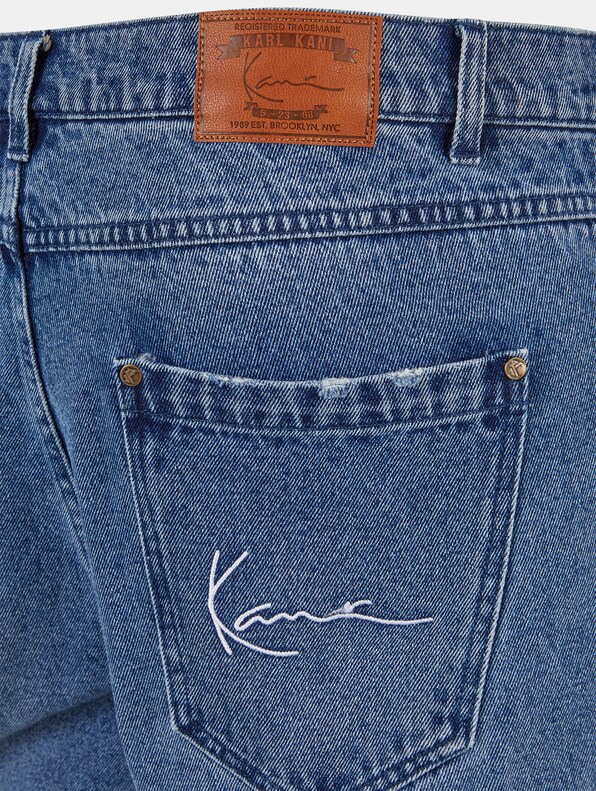 Small Signature Five Pocket Heavy Distressed-4