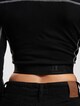 KKWQ12162BLK Retro Retro Cutout Cropped Tape Longsleeve black-6