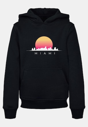 Miami_White Basic Kids Hoody