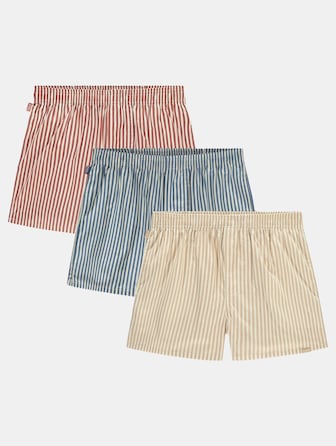 3-Pack - Striped Boxers
