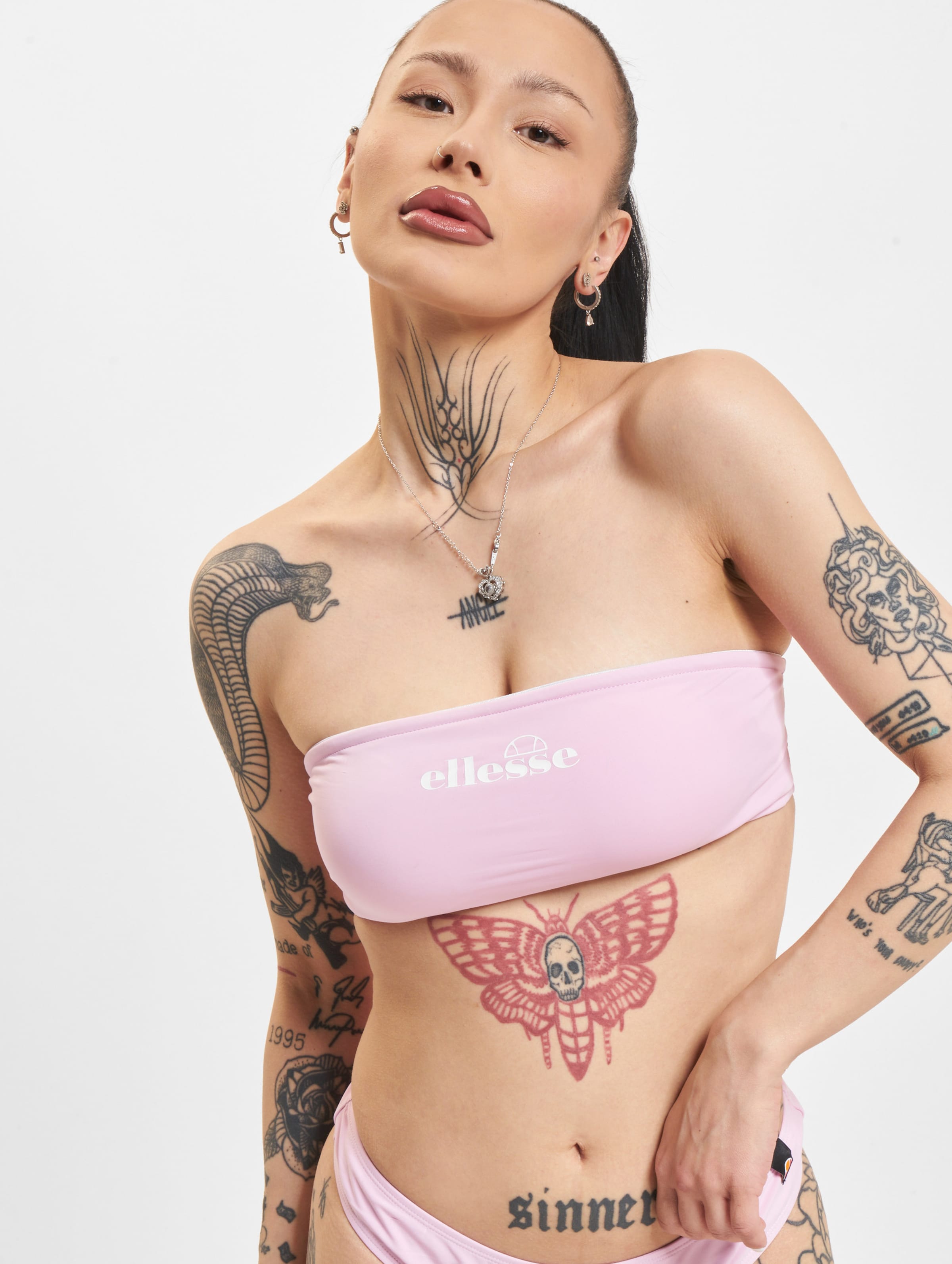 Ellesse Letti Bikini Top Frauen,Unisex op kleur roze, Maat M
