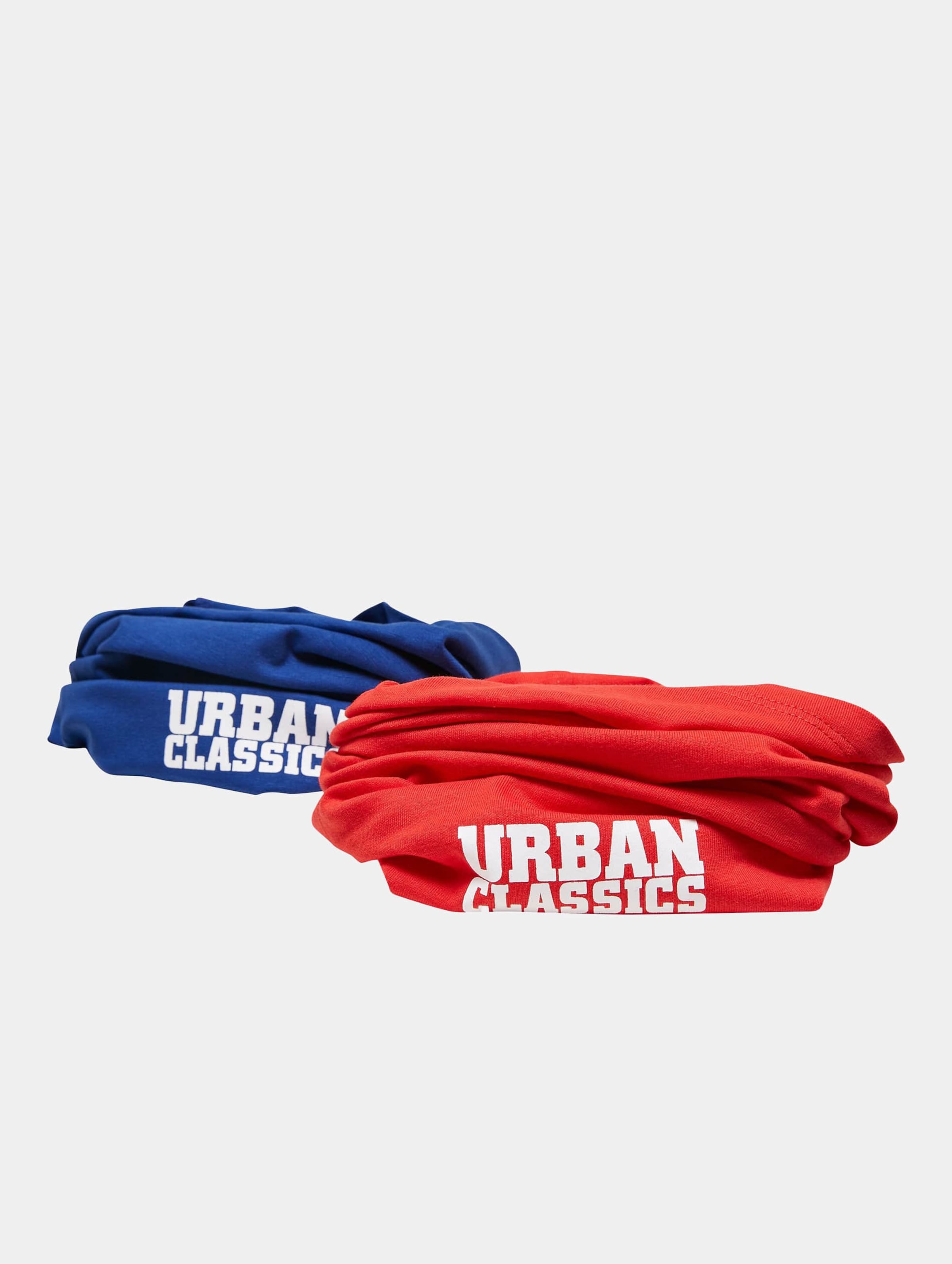 Urban Classics Logo Tube Kids 2-Pack Scarf Frauen,Männer,Unisex op kleur rood, Maat 810_JAHRE