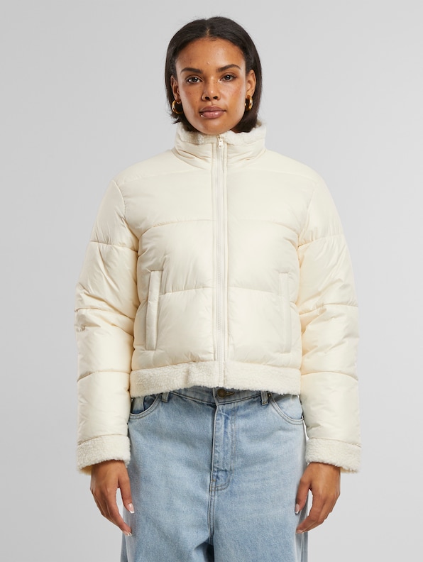 Ladies Recycled Shiny Sherpa-2