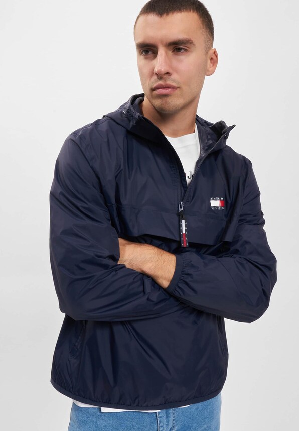 Tommy Jeans Pckable Tech Chicago Popover Windbreaker-0