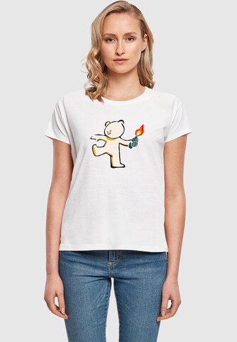 Ladies Brandalised - Molotov Teddy Box Tee