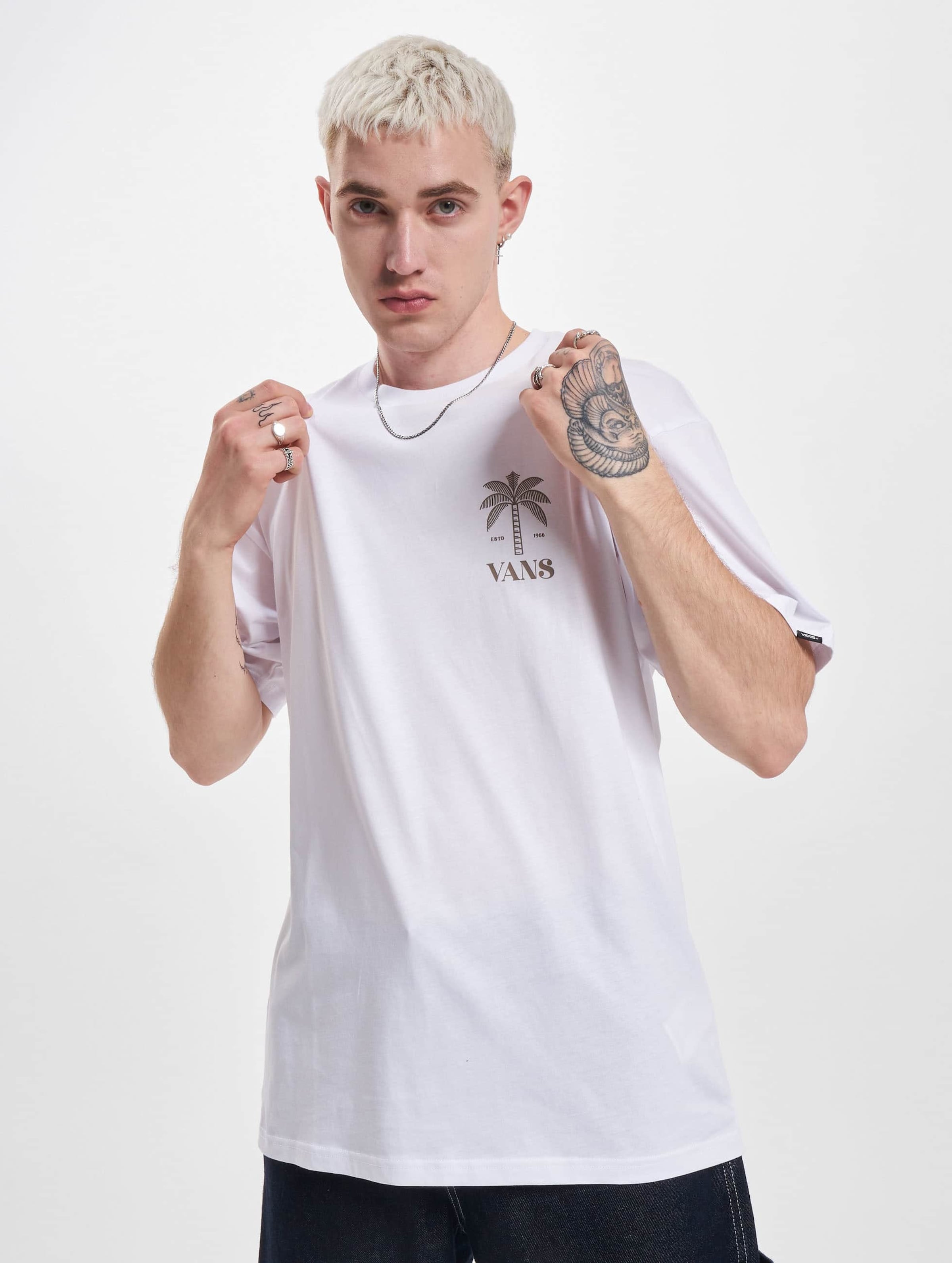 Vans VD Company Island T-Shirt Mannen op kleur wit, Maat XL