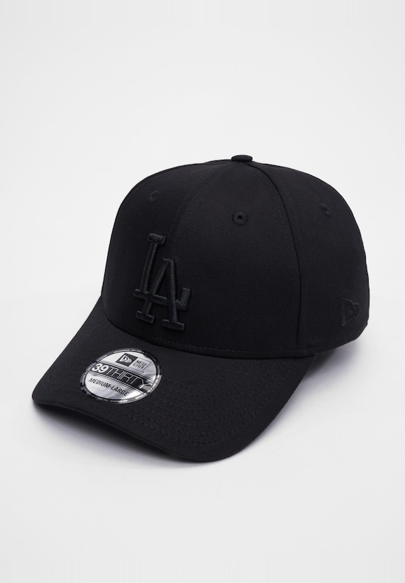 New Era Monochrome 39Thirty Los Angeles Dodgers Snapback Caps-0