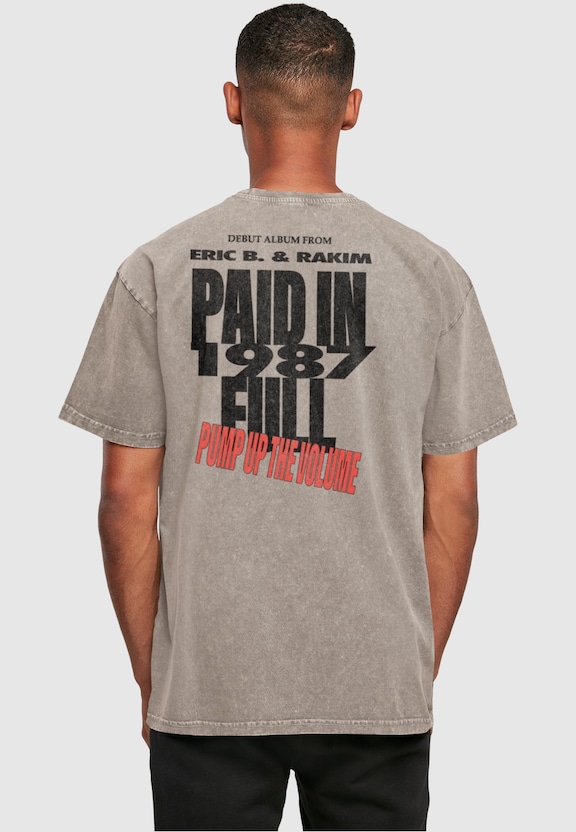 Eric B & Rakim - Pump up the volume Acid Washed Heavy Oversize Tee-1