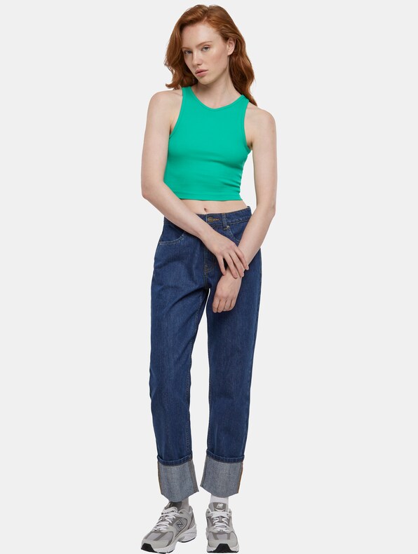 Ladies Cropped Rib-3