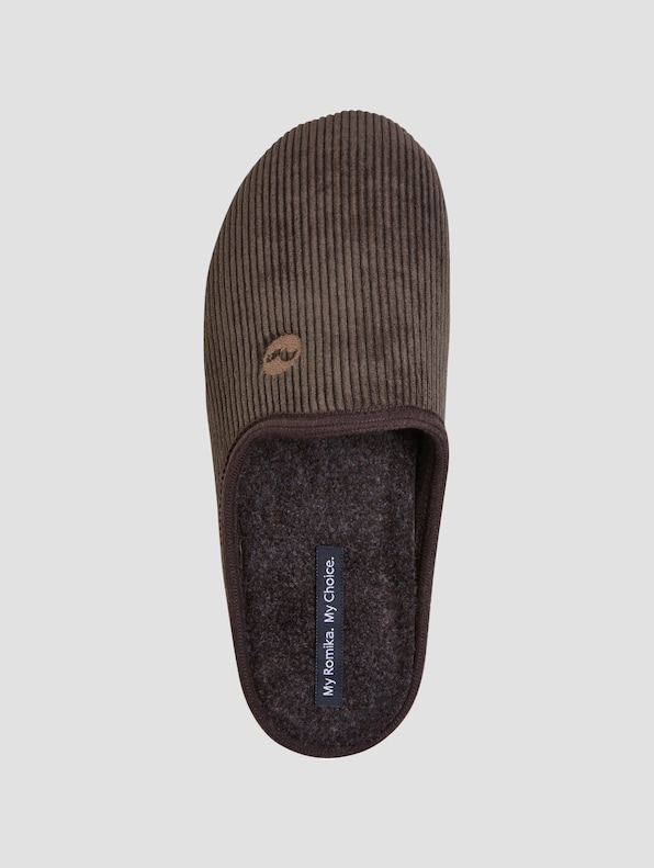 ROMIKA Men Comfy Cord Slipper-4