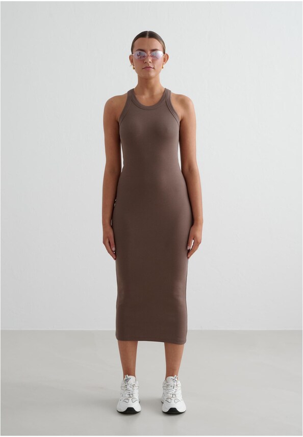 Ease Ribbed Tank Dress-0