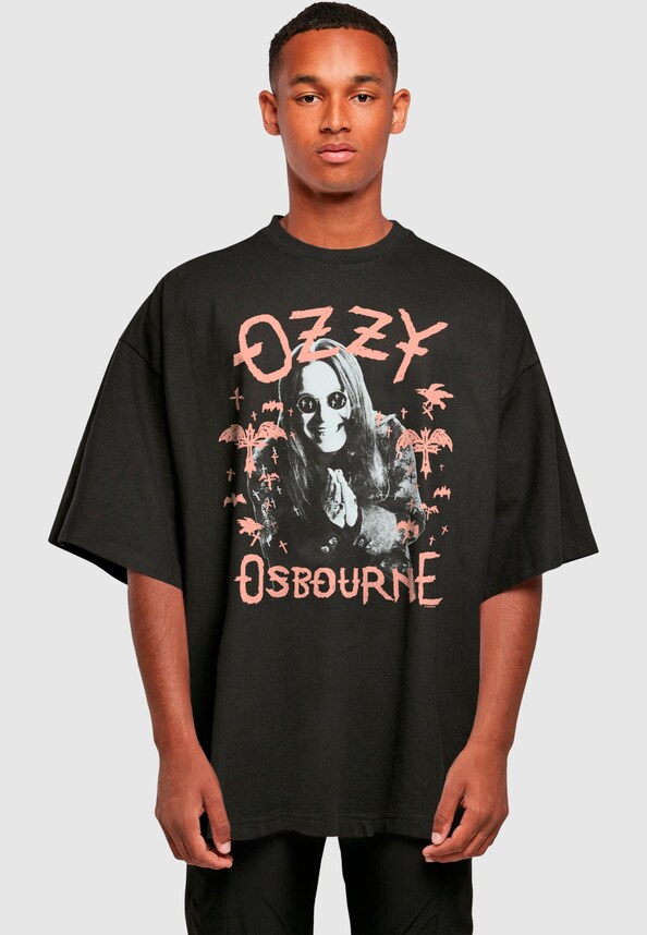 Ozzy Osbourne - Pink Bat Huge Tee-0