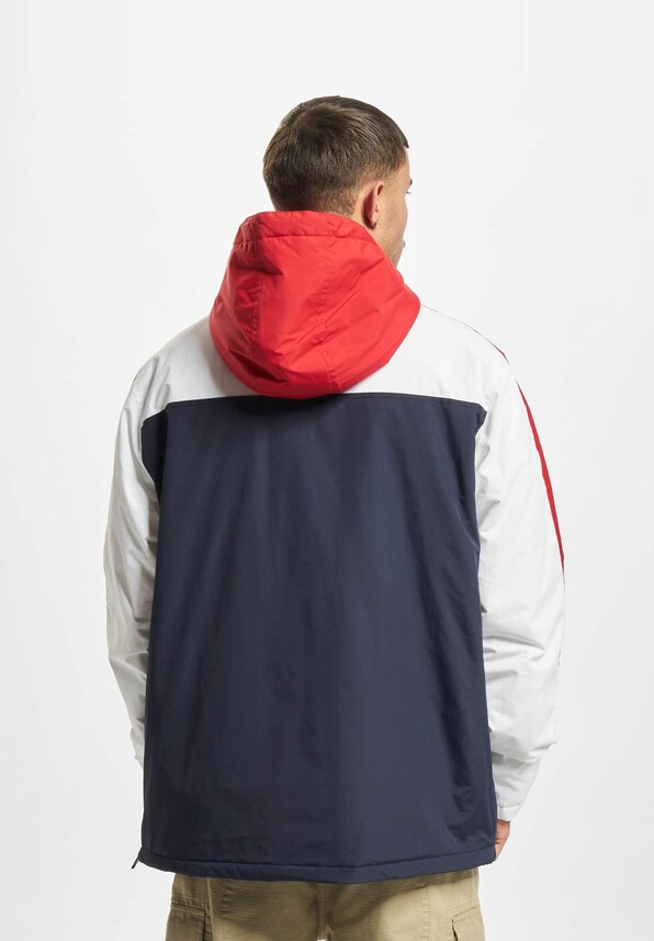 3-Tone Padded Pull Over Hooded-0