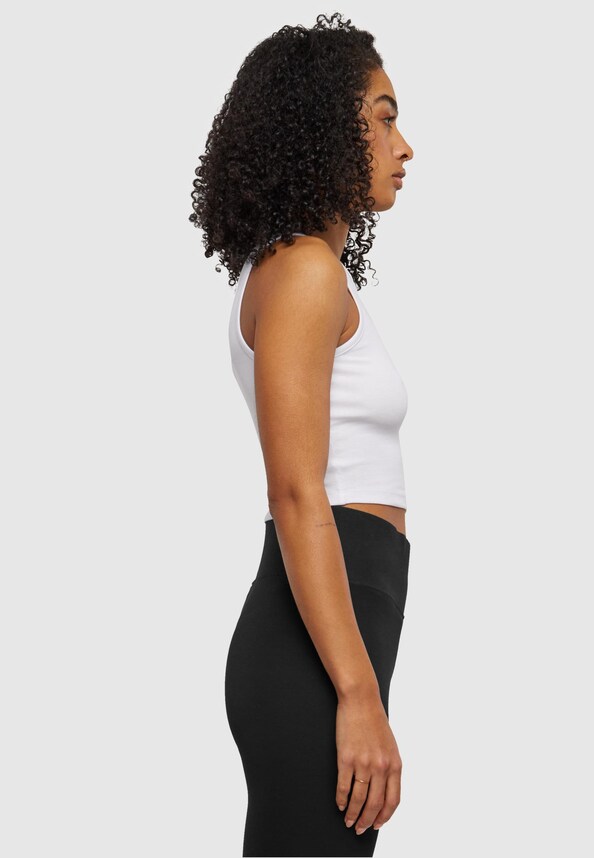 Ladies Organic Cropped Rib Top-3