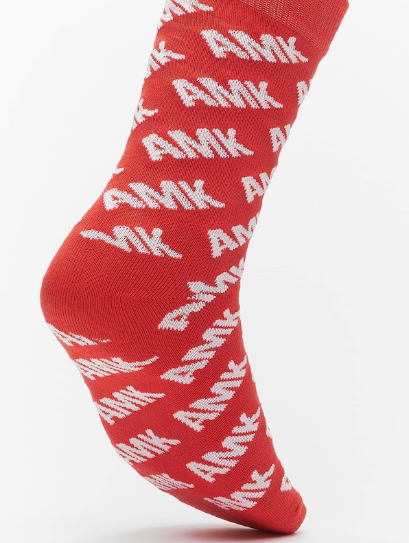 Amk Allover Socks 3-Pack-4