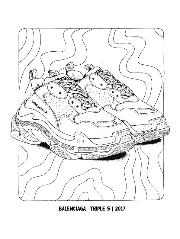 Sneaker Coloring Book-3