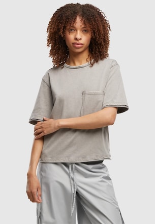 Ladies Washed Jersey Boxy