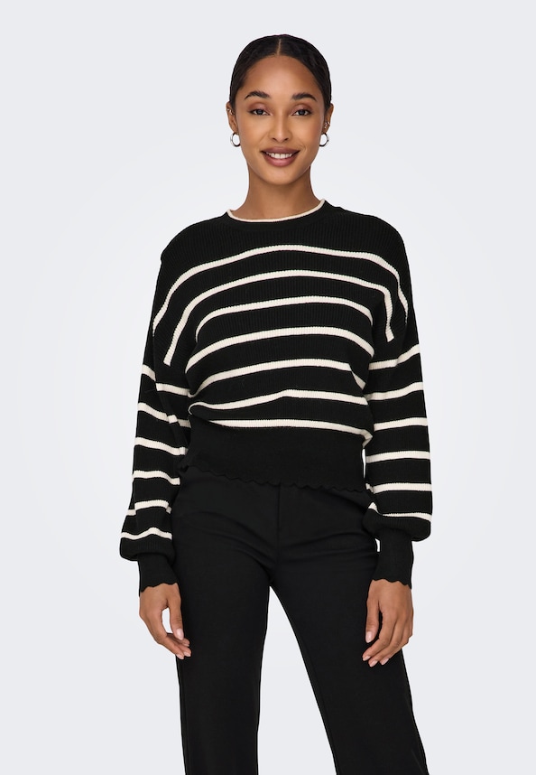 ONLIBI LIFE LS O-NECK KNT NOOS-0