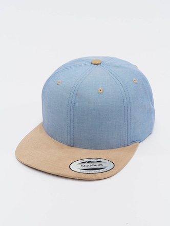 Chambray-Suede Snapback
