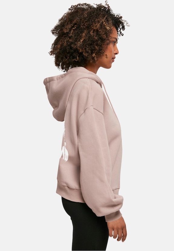 Merchcode Ladies Peanuts - Logo Organic Oversized Hoody-3