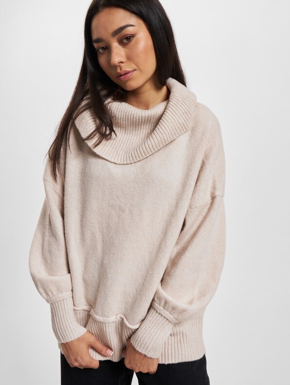 Only Onlhazel LS Cowlneck Bf Knit-0