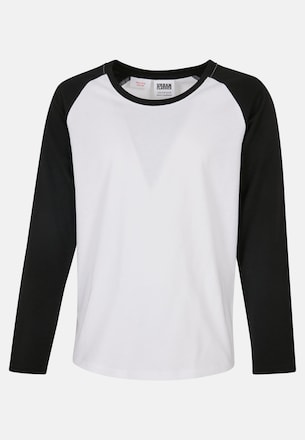 Urban Classics Girls Contrast Raglan Longsleeve