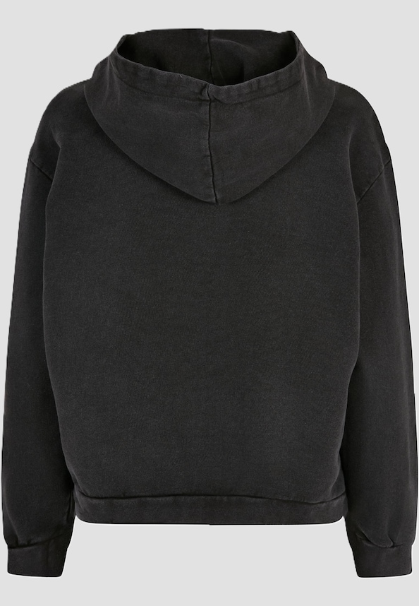 Ladies Brandalised - Follow Your Dreams Acid Washed Oversize Hoody-3