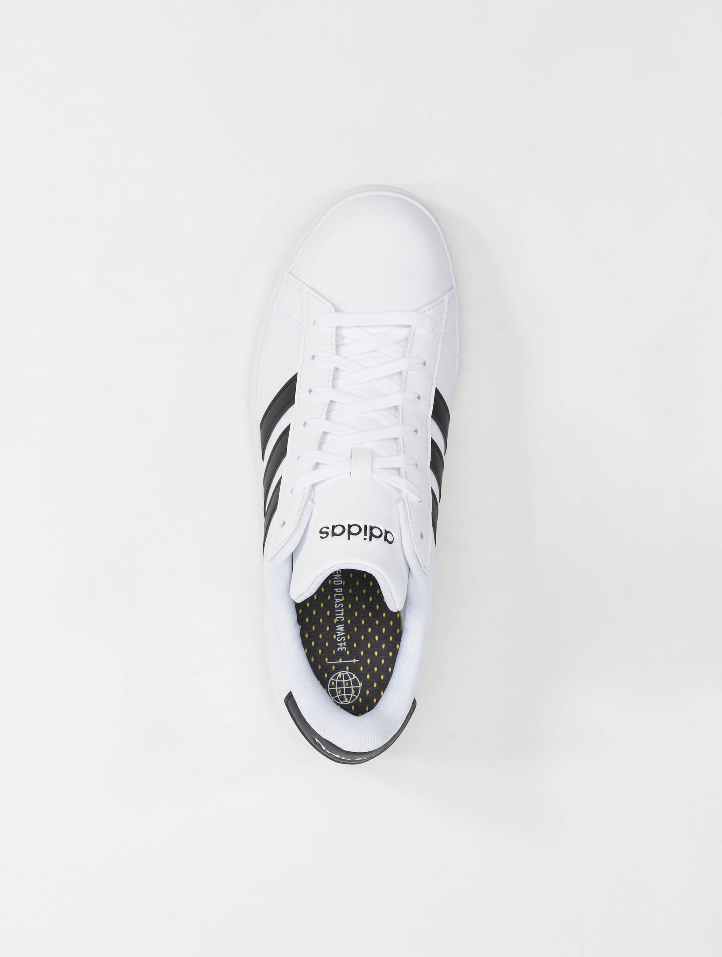 Adidas grand best sale court cloud white