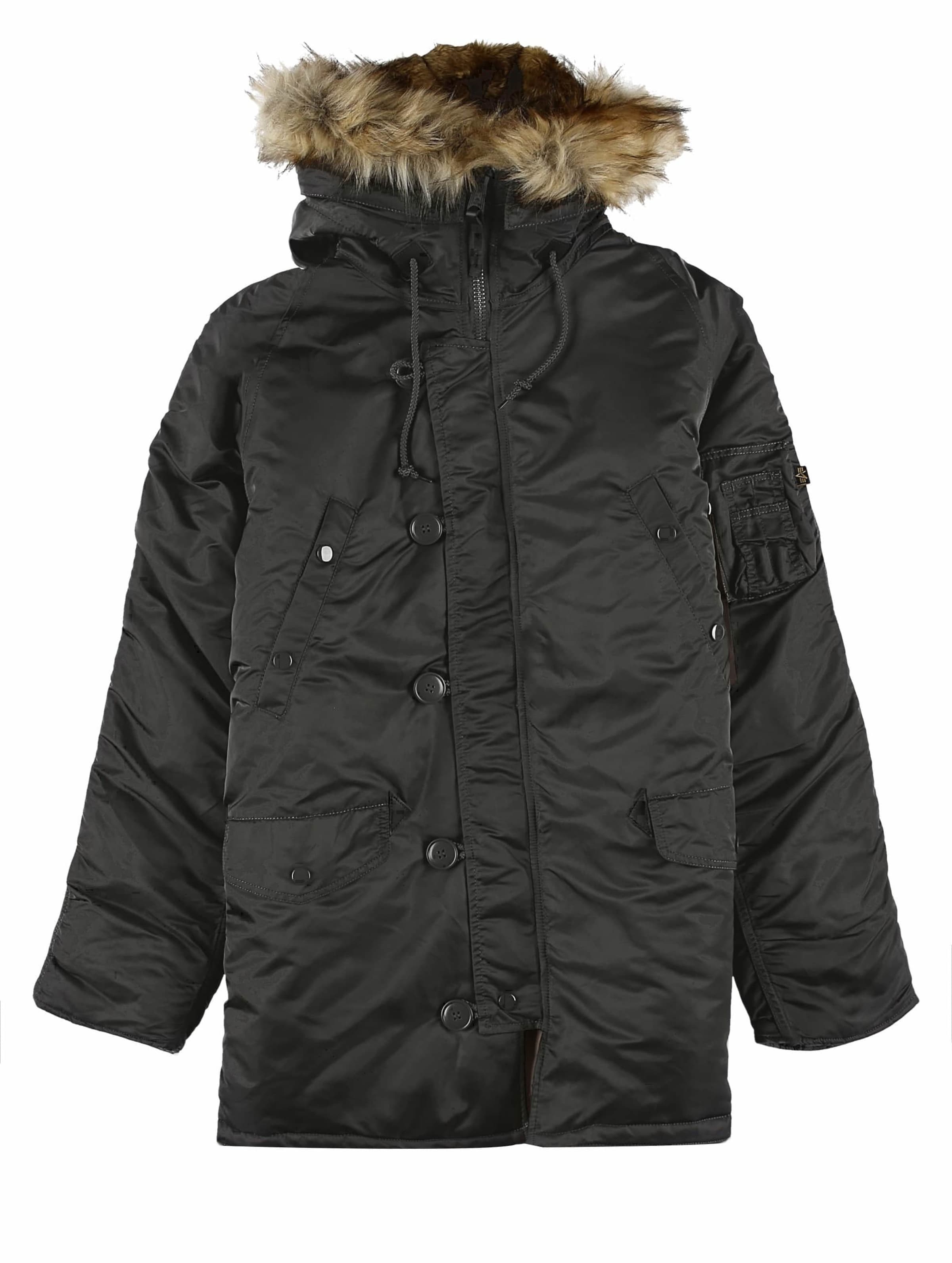 Alpha Industries Winter Jacket Mannen op kleur grijs, Maat S