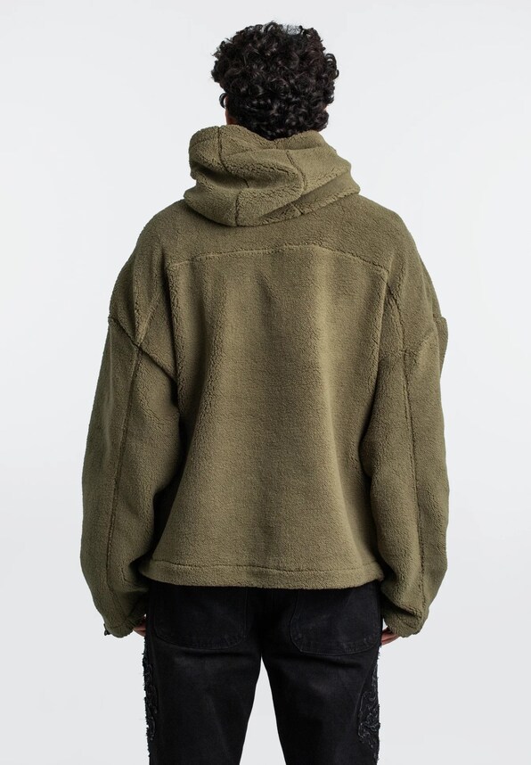 PEGADOR Fall Teddy Halfzip Hoodies-1