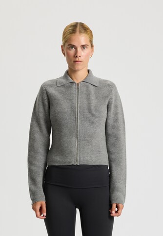 Wool Zip Cardigan Keep Me