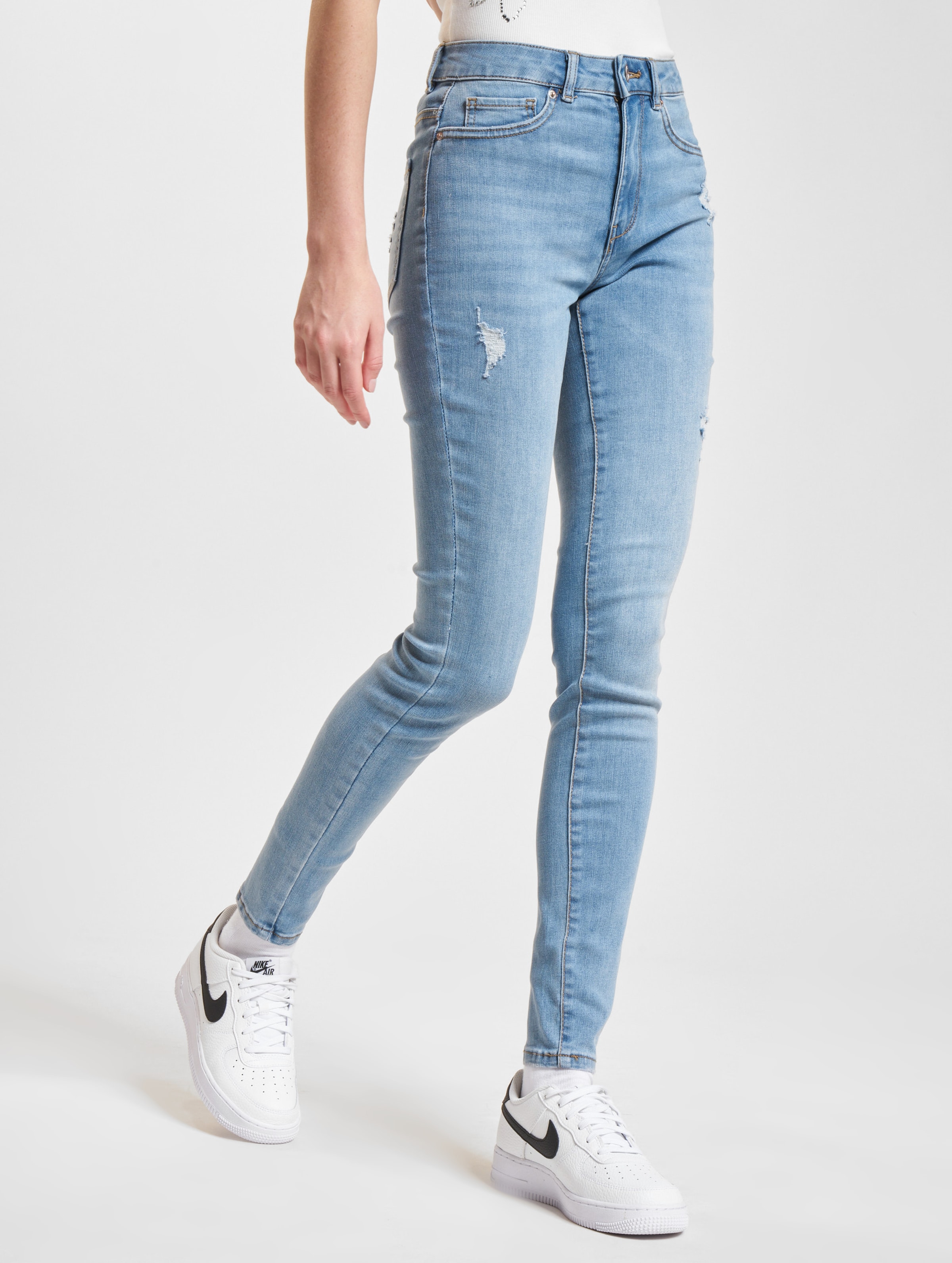 Only Rose High Skinny Fit Jeans Frauen,Unisex op kleur blauw, Maat S30