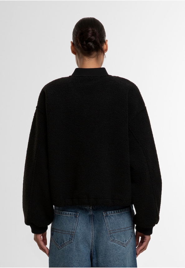 Ladies Structured Bomber Jacket-1