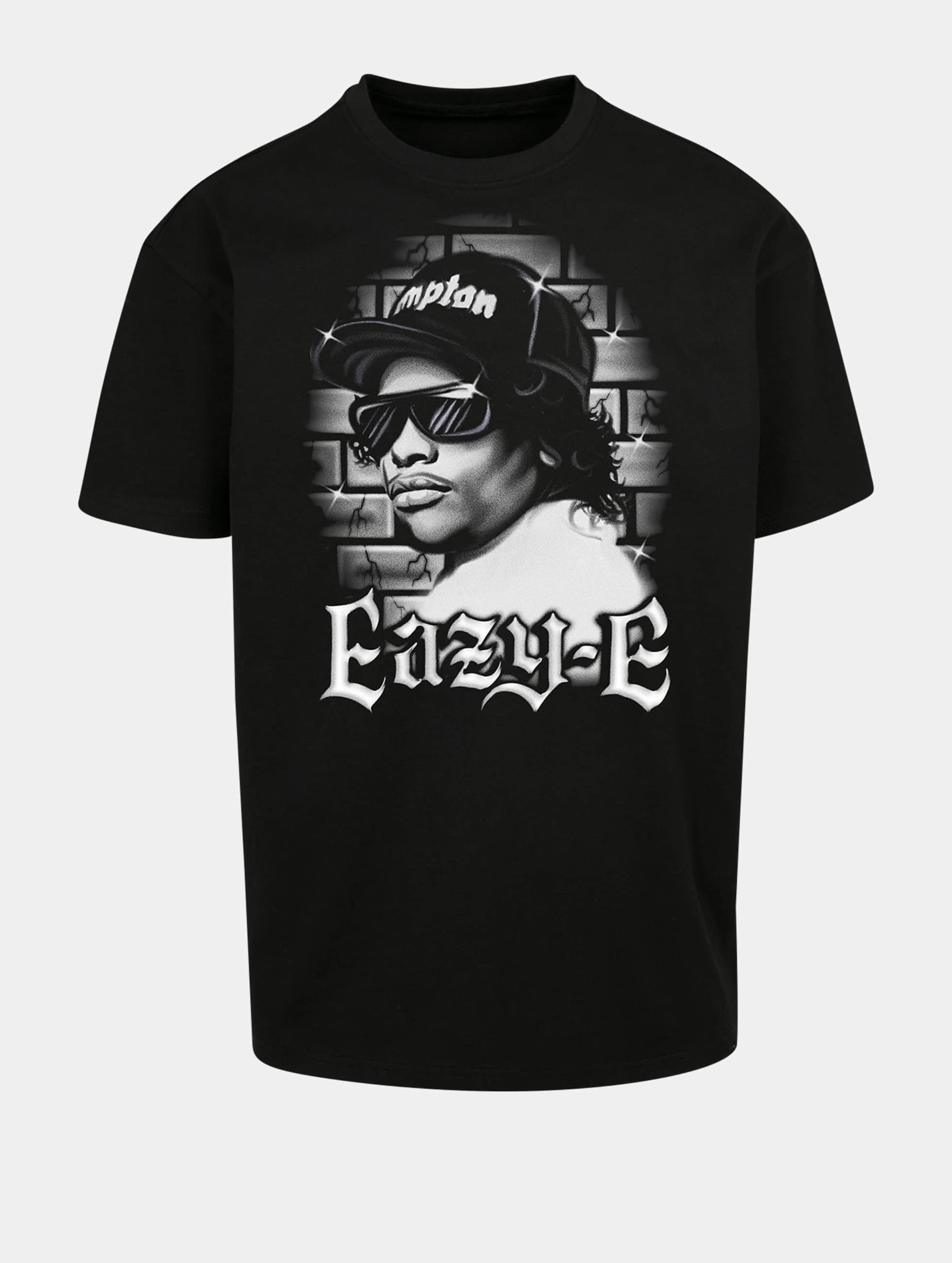 Mister Tee - Eazy-E Paintbrush Oversize Heren T-shirt - 3XL - Zwart