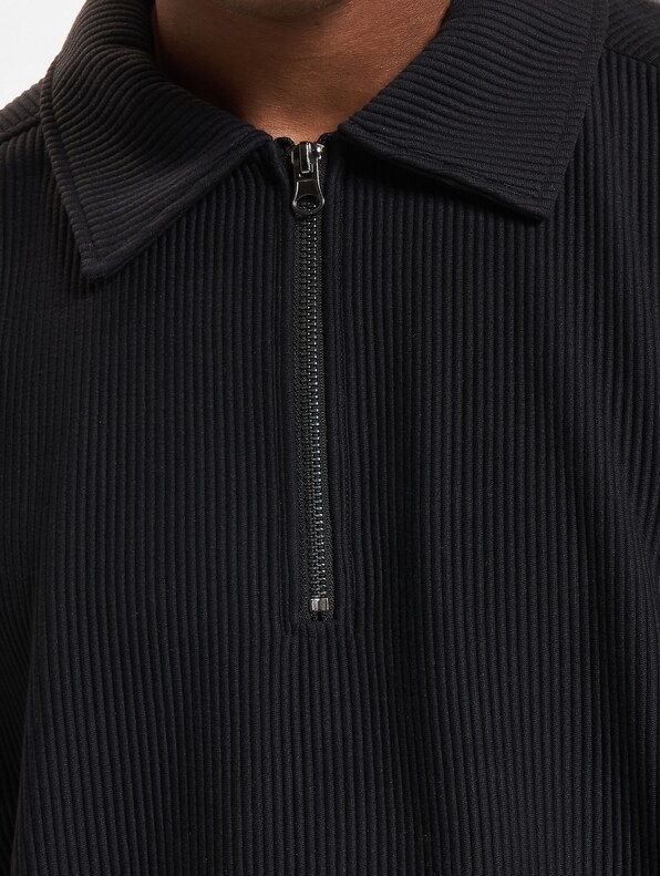 Rick Plisse Sweat Zip Split Polo-3