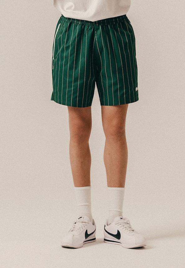 Striped Track Shorts-0