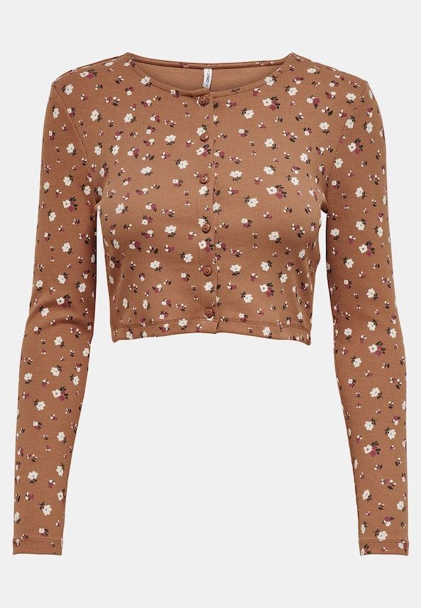 ONLY Damen Cropped Cardigan-0