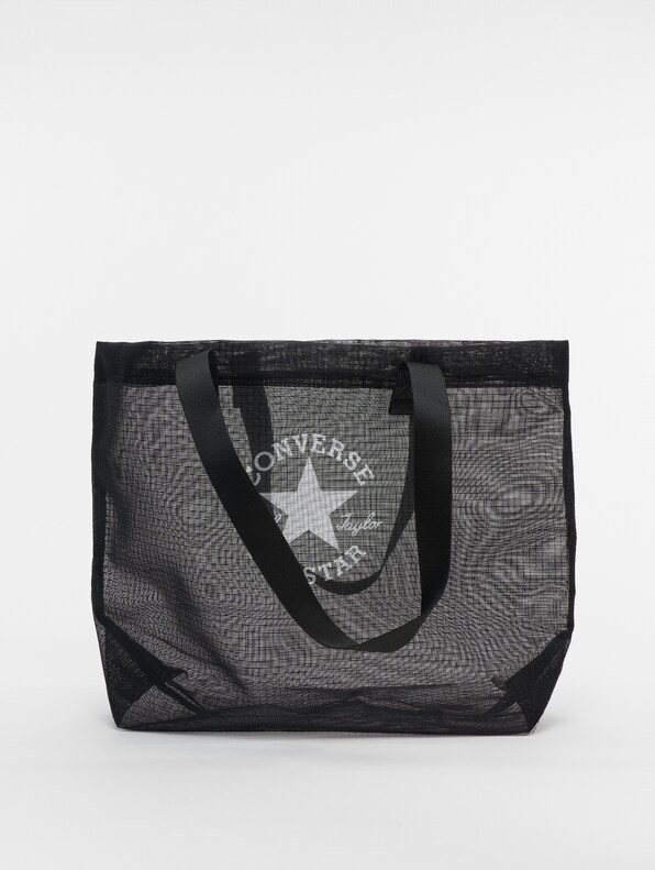 All Star Patch Print Mesh Tote-3