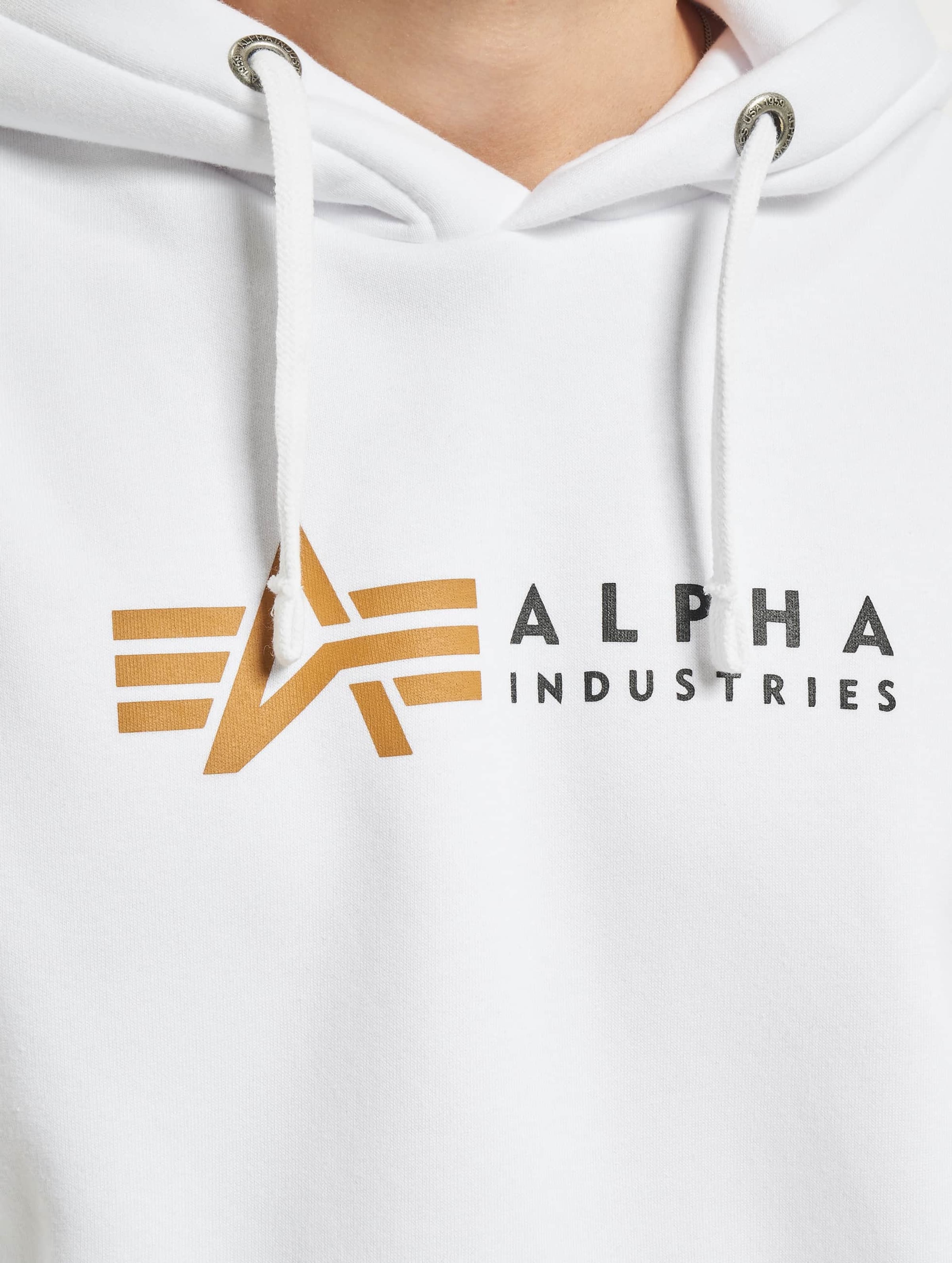 Alpha industries hoodie online white