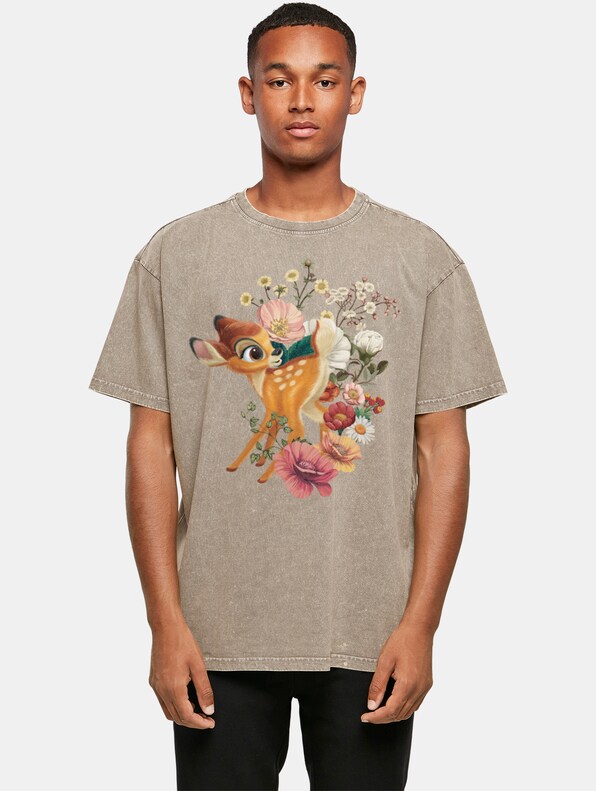 Disney - Bambi Meadow Acid Washed Oversize-0